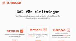 Desktop Screenshot of elprocad.com