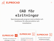 Tablet Screenshot of elprocad.com